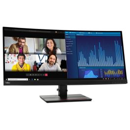 Lenovo Monitor ThinkVision P34w-20 34" UWQHD IPS Curvo 4ms 60Hz USB-C HDMI DP Negro