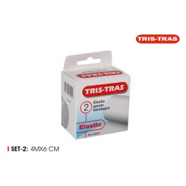 Set de 2 Vendas Elásticas Tris-Tras 4M x 6 cm (36 Unidades) Precio: 42.69000032. SKU: B14RCGYPBG