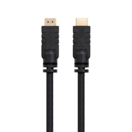 Nanocable 10.15.1830 Cable HDMI Macho a Macho Alta Velocidad 30m Negro, Repetidor, 4K, 3D, Dolby True-HD, DTS-HD
