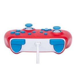 Power A Mando con Cable NSGP0001-01 para Nintendo Switch, Mario Woo-hoo! con Botones Programables y Conector para Auriculares, 3m, Compatible con Switch y OLED