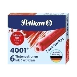 Tinta Estilografica Pelikan Caja 6 Cartuchos Tp/6 Rojo (301192) Precio: 1.49999949. SKU: B13QGNLZL3