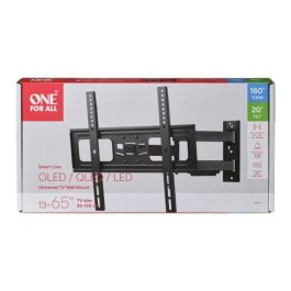 ONE FOR ALL WM2453 - Soporte de pared para Smart TV - Inclinación de 20 ° y giro de 180 ° - 32-65 '' / 81-165cm - Para TV max 50 kgs ONE FOR ALL WM2453 - Soporte de pared para Smart TV - Inclinación de 20 ° y giro de 180 ° - 32-65 '' / 81-165cm - Para TV max 50 kgs