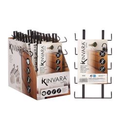 Soporte para Tazas Kinvara - Metal Negro 15.5x7x28.7 cm (8 Unidades) Soporte para Tazas Kinvara - Metal Negro 15.5x7x28.7 cm (8 Unidades)