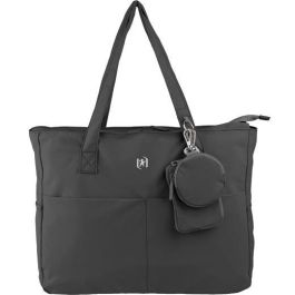 Oxford Tote Bag Endless Negro, Bolsa de Ordenador con Compartimentos, Neceser, Tarjetero, Monedero, Protector Base, Gancho Accesorios Precio: 37.0744. SKU: B19HVL598A