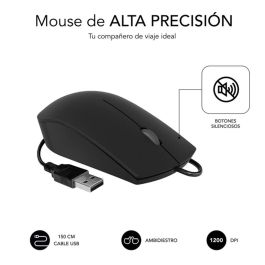 SUBBLIM Combo Business Slim Silencioso con cable USB Negro SUBBLIM Combo Business Slim Silencioso con cable USB Negro