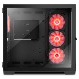 NOX Hummer Astra Midi Tower Negra Caja PC con Doble Cristal Templado y Ventiladores ARGB