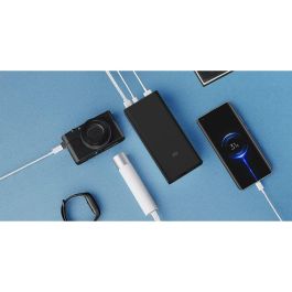 Xiaomi PB3018ZM Powerbank 30000mAh 18W Negra, Carga Rápida para 3 Dispositivos (USB-A/USB-C), hasta 10 Días de Autonomía