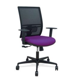 Silla Piqueras Y Crespo Yunquera Brazos Regulable Ergonomica Mecanismo Sincro Respaldo Malla Negra Asiento Tapizado Bali Morado Precio: 263.88999989. SKU: B13HL4Z8TS