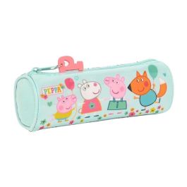 Estuche Escolar Cilíndrico Peppa Pig Cosy corner Azul claro (20 x 7 x 7 cm) Estuche Escolar Cilíndrico Peppa Pig Cosy corner Azul claro (20 x 7 x 7 cm)