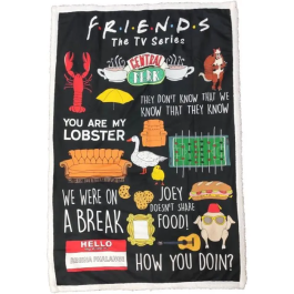 Friends AAAPQ17629 Manta Sherpa 100 x 150 cm Precio: 34.59000017. SKU: B182TYDYVD
