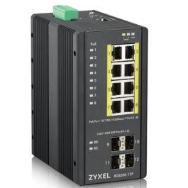Zyxel RGS200-12P Switch Gestionado L2 Gigabit Ethernet (10/100/1000) PoE Negro