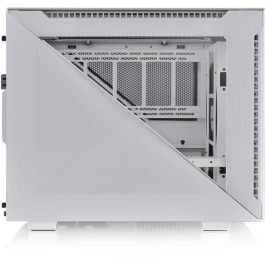 Thermaltake Divider 200 TG Air Snow Micro Torre PC Gaming Blanco con Vidrio Templado e Iluminación RGB