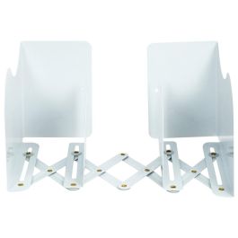 Home Deco Factory Sujetalibros Extensible Blanco Vallee Outlet 9-46 cm Práctico