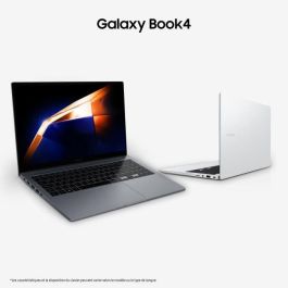 Samsung SAM1708126615232 Portátil Galaxy Book4 15.6" Intel Core i5U, 8 GB RAM, 256 GB SSD, Gráficos Intel, AZERTY, Gris