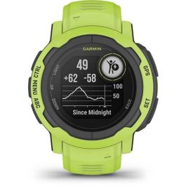 Garmin INSTINCT 2 Solar 45mm - Reloj GPS multideporte, carga solar, pulsioxímetro, lima