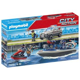 Playmobil 71570 City Action - Set Persecución Policial en el Agua con Bote, Vehículo y Figuras para Niños +4 Años Precio: 40.49999954. SKU: B1JWJC9CVZ