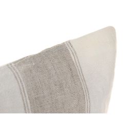 DKD Home Decor Cojín Tradicional de Lino Natural 40 x 60 cm (2 Unidades) Colección India lino 1c25