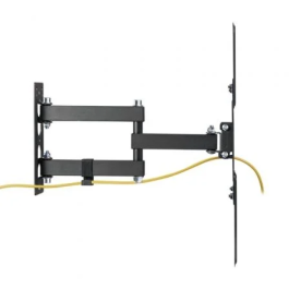 Aisens WT55TSE-153 Soporte de Pared Giratorio e Inclinable para TV de 23-55 Pulgadas, Carga Máxima 30kg, Negro