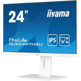 iiyama XUB2497HSN-W2 Monitor 24" IPS Full HD 1080p 100Hz 1ms MPRT Blanco, Altura Ajustable, HDMI, DP, USB Hub
