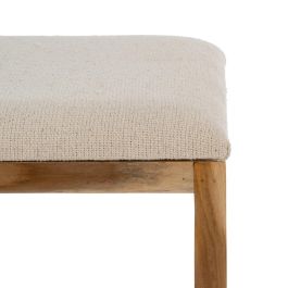 S/2 Banqueta Natural Madera de Teca 50 X 34 X 60 cm