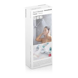 Innovagoods Mango de Ducha Doble con Dispensador 3 en 1 Xawara con Depósito para Gel y 2 Modos de Salida de Agua