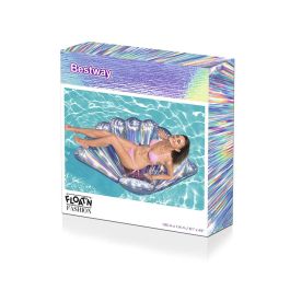 Bestway Colchoneta Hinchable Concha Iridiscente 185x114 cm Playa y Piscina 43414 Bestway Colchoneta Hinchable Concha Iridiscente 185x114 cm Playa y Piscina 43414