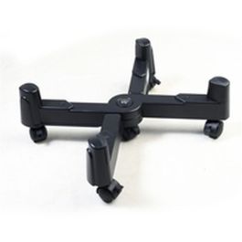 Ewent EW1292 Soporte CPU Plegable con Ruedas para Torre PC Ajustable Universal con Freno - Negro
