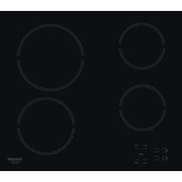Hotpoint Placa Vitrocerámica HR631C - 4 Fuegos, 60 cm - Negro