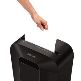 Fellowes Destructora de Documentos LX-41, Minicorte P-4, 8 Hojas, Destruye Grapas Clips y Tarjetas, Papelera 17L