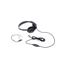 Fonestar sistem Auricular Home con Micrófono Abatible, Altavoces 40mm, Jack 3.5mm para PC, Teletrabajo y Multimedia