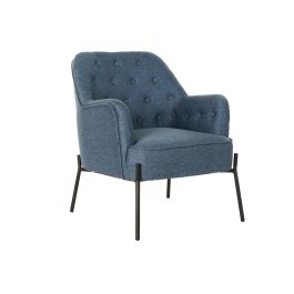 Sillon Scandi DKD Home Decor Azul Negro 73 x 79.5 x 65 cm Precio: 200.88999953. SKU: B12NP2QC36