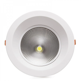 Foco Downlight Circular LED 24W 3360Lm 4200K Anti-Deslumbrante UGR19 HO-DL-AD-COB-24W-W