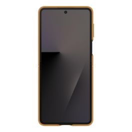 Samsung EF-VF766PAEGWW Funda Kindsuit para Galaxy Flip7 Marrón Camel Monocromo de fácil aplicación