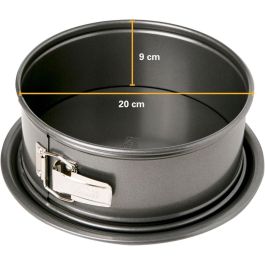 Birkmann ABE4026883881013 Molde Cuadrado Desmontable Antiadherente Acero al Carbono para Hornear - 20x20x9 cm