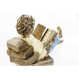 DKD Home Decor Figura Moderno 12 Unidades 5.5 x 7.5 x 14.5 cm Amarillo Azul