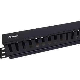 Equip 19" Rack Mount Cable Management Panel, Black