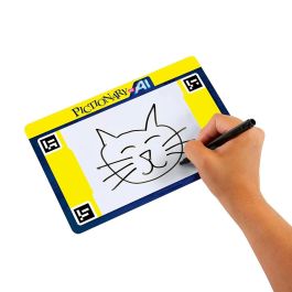 Mattel Hyh75 Pictionary Vs. Inteligencia Artificial - Juego de Mesa Familiar en Inglés para +8 años