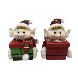 DKD Home Decor Caja Navidad Tradicional Multicolor 10 x 22 x 16 cm (6 Unidades) Precio: 23.50000048. SKU: B1D6JT48RY