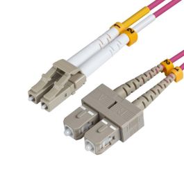 MicroConnect Cable de Fibra Óptica LC-SC Multimodo OM4 (Violeta Erica), Dúplex, 0.5m Precio: 5.50000055. SKU: B1HBS64G7K
