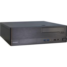 Inter-Tech IT-502 Mini Torre PC Escritorio Negro micro ATX/Mini-ITX con 2 USB 2.0 y 2 USB 3.2 Gen 1