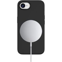 eSTUFF Funda Magnética Silicona INFINITE ROME para iPhone 16e Negra, 81% material reciclado