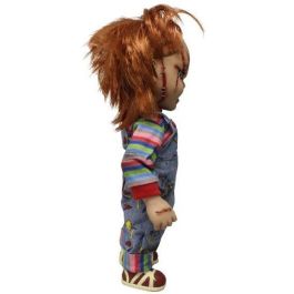 MEZCO TOYZ Figura Chucky El Muñeco Diabólico parlante 38cm Articulado con Voz y Cuchillo