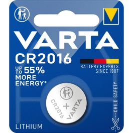 Varta 6016112401 Pila de Botón Litio CR2016 87mAh 1ud - Para electrónica