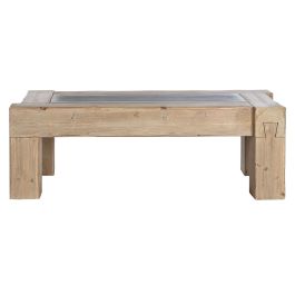 Mesa de Centro Home ESPRIT Abeto Madera MDF 140 x 70 x 46 cm