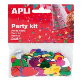 Confetti Apli Corazones Color 15 Mm Bolsa 14 Gr (Set de 5) Precio: 5.50000055. SKU: B15H99YZX4