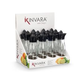 Botella Exprimidor Negra Kinvara 10X28CM (12 Unidades) Botella Exprimidor Negra Kinvara 10X28CM (12 Unidades)