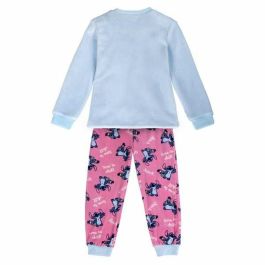Cerdá Pijama Largo Velour Poly Aplicaciones Stitch Talla 12 Años