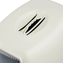 Rotho Mypet Cat Toilet Eco Bailey Cappuccino Bandeja Sanitaria para Gatos con Filtro de Carbón Activo y Fácil Limpieza