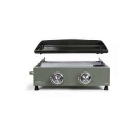 Livoo DOC323 Plancha de gas 5000W, placa de acero esmaltado 45,5 x 35,5 cm