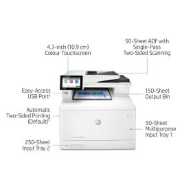 HP Color LaserJet Enterprise MFP M480f - Impresora Multifunción a Color